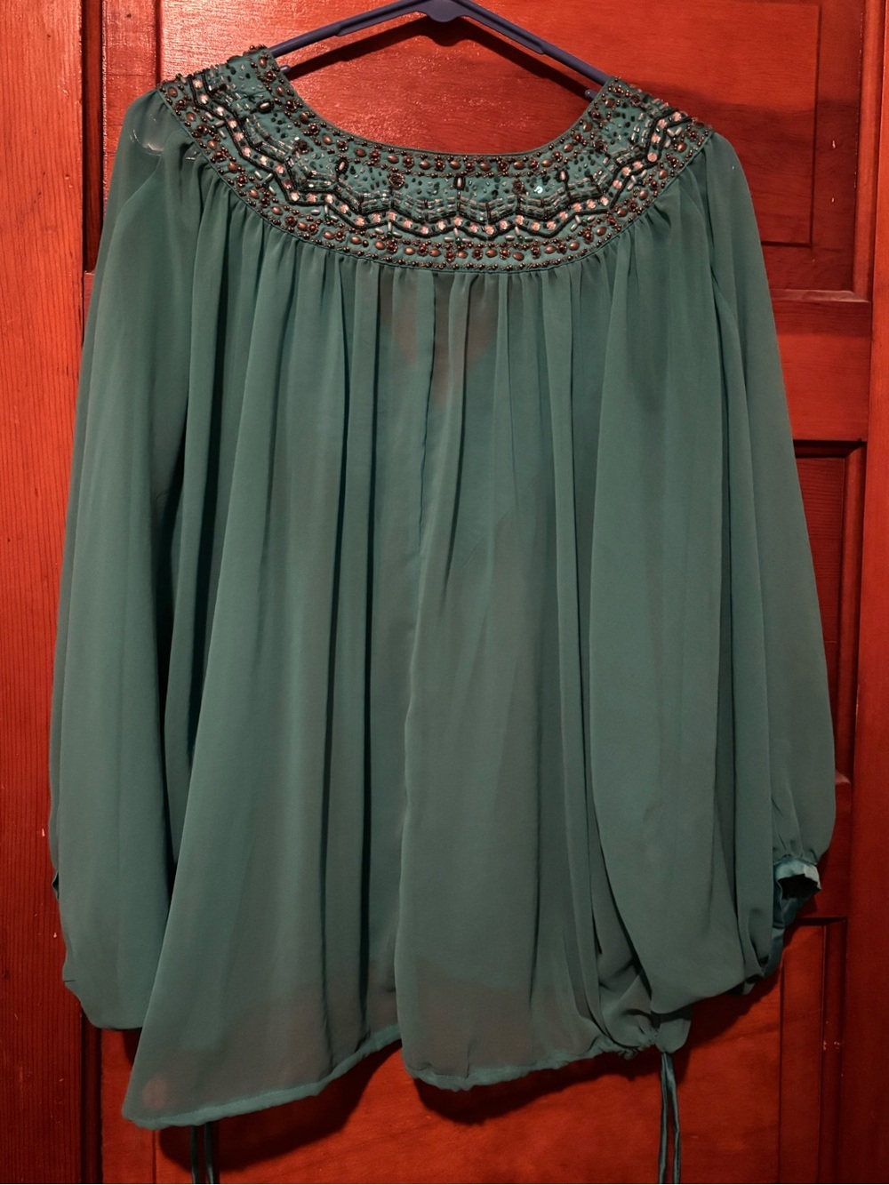 Buckle Brand Beaded Blouse - Picture 3 of 6